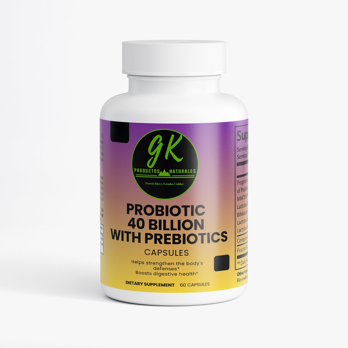 Probiotic 40 Billion with Prebiotics