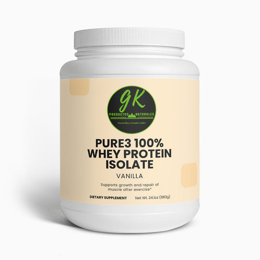 Pure3 100% Whey Protein Isolate (Vanilla)