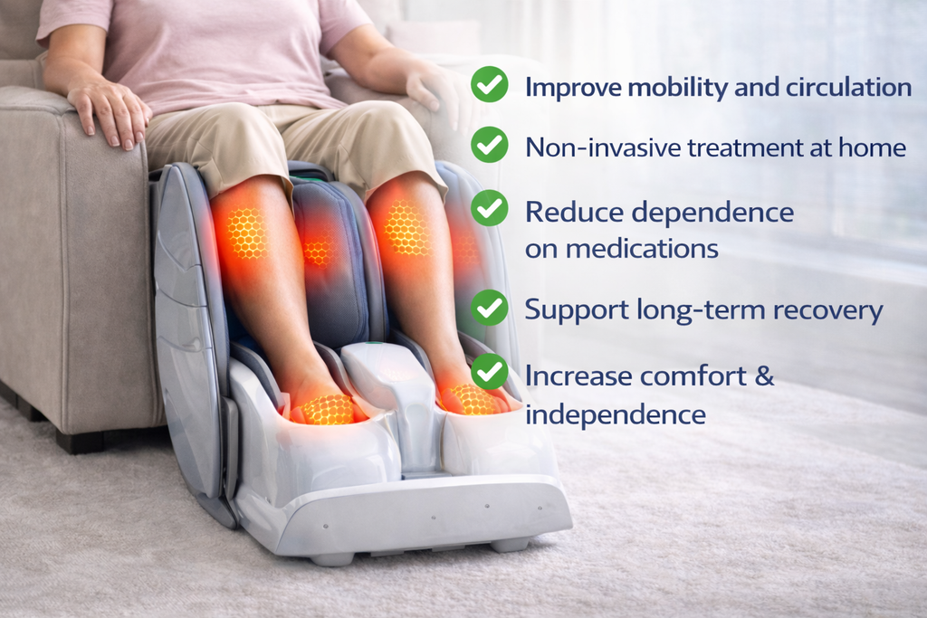 Robotic Leg Therapy System – Circulation & Recovery (Home Use)