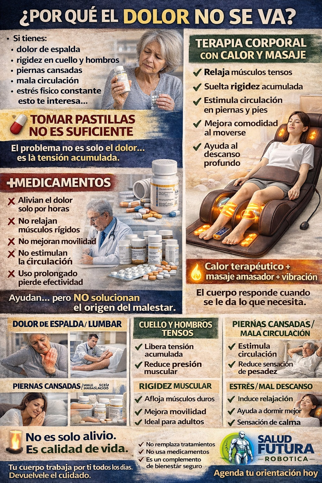 Full Body Massage Mat with Heat & Vibration Therapy